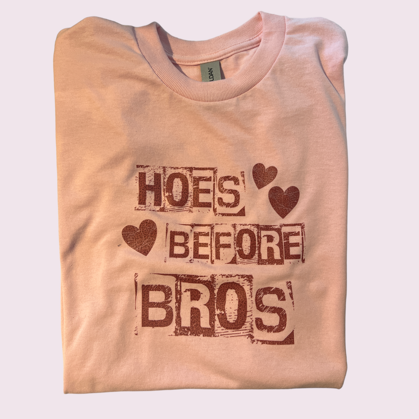 Hoes before bros T-shirt